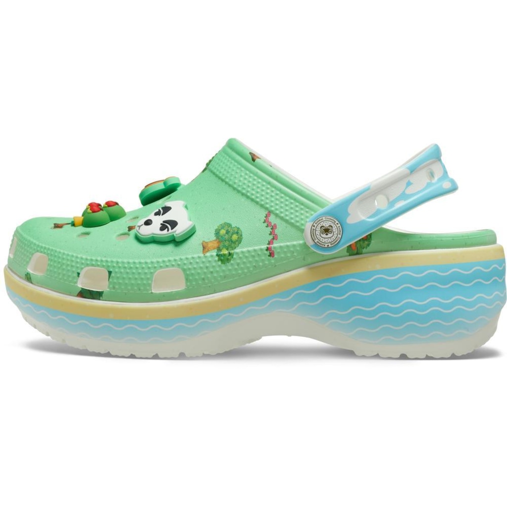 Imagem 3 do produto Sandália Crocs Animal Crossing Platform Clog Multi - Unissex