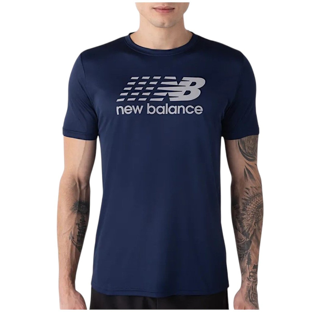 Camiseta New Balance Multi Color Performance - Masculina