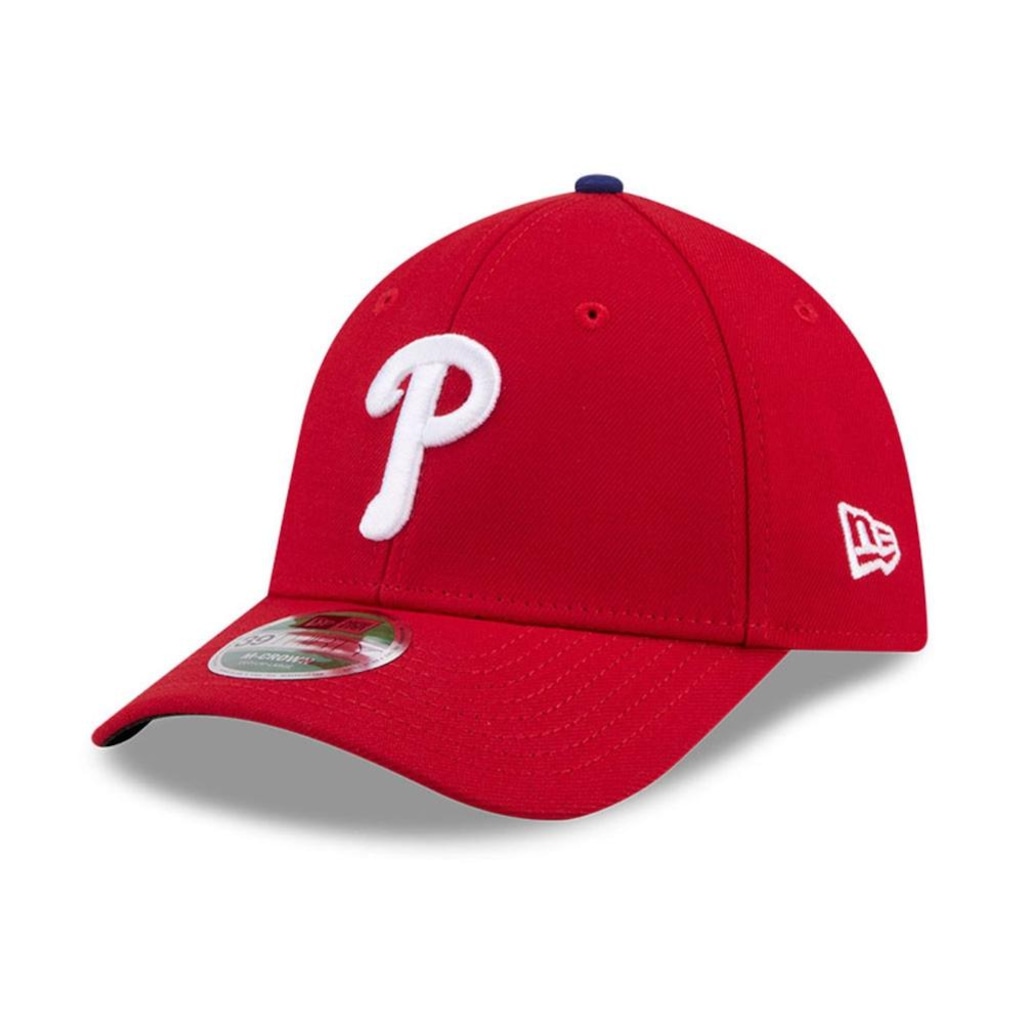 Boné Unissex New Era 39THIRTY M-Crown Philadelphia Phillies MLB Aba Curva