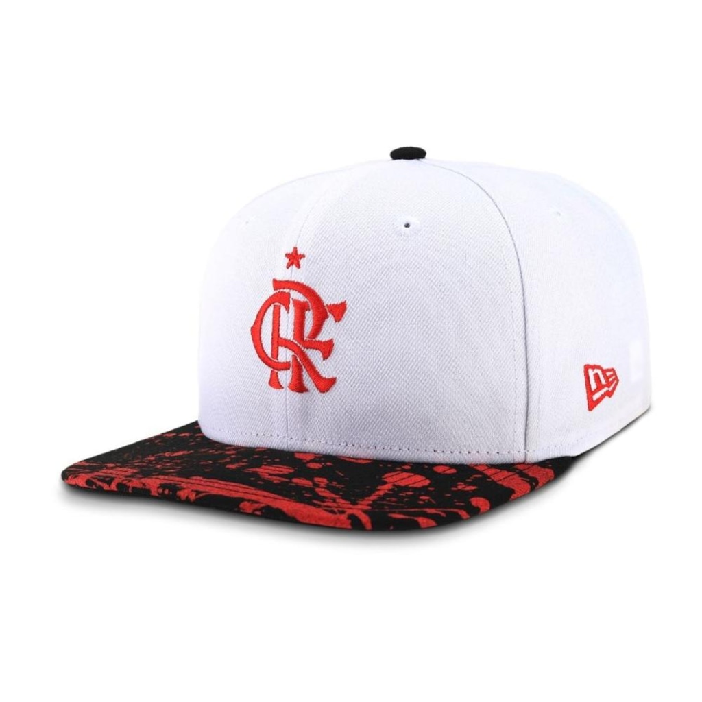 Boné Unissex do Flamengo New Era 9FIFTY Original Fit Aba Reta
