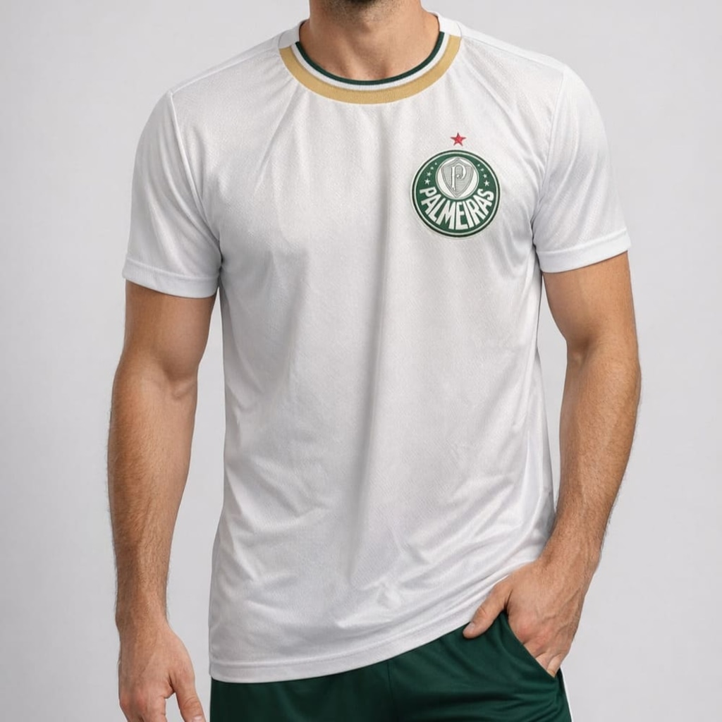 Camiseta do Palmeiras Betel Home Braziline - Masculina