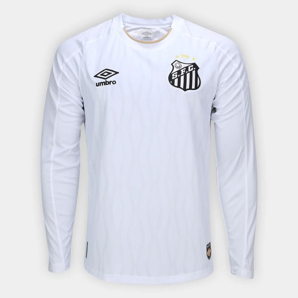 Camisa do Santos Manga Longa Umbro 26/27 Braziline - Masculina