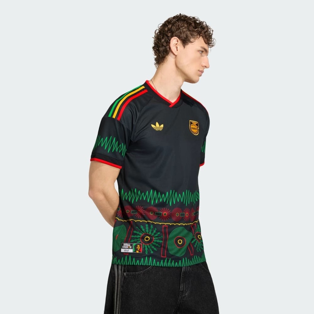 Camisa Jamaica II adidas x Bob Marley - Masculina