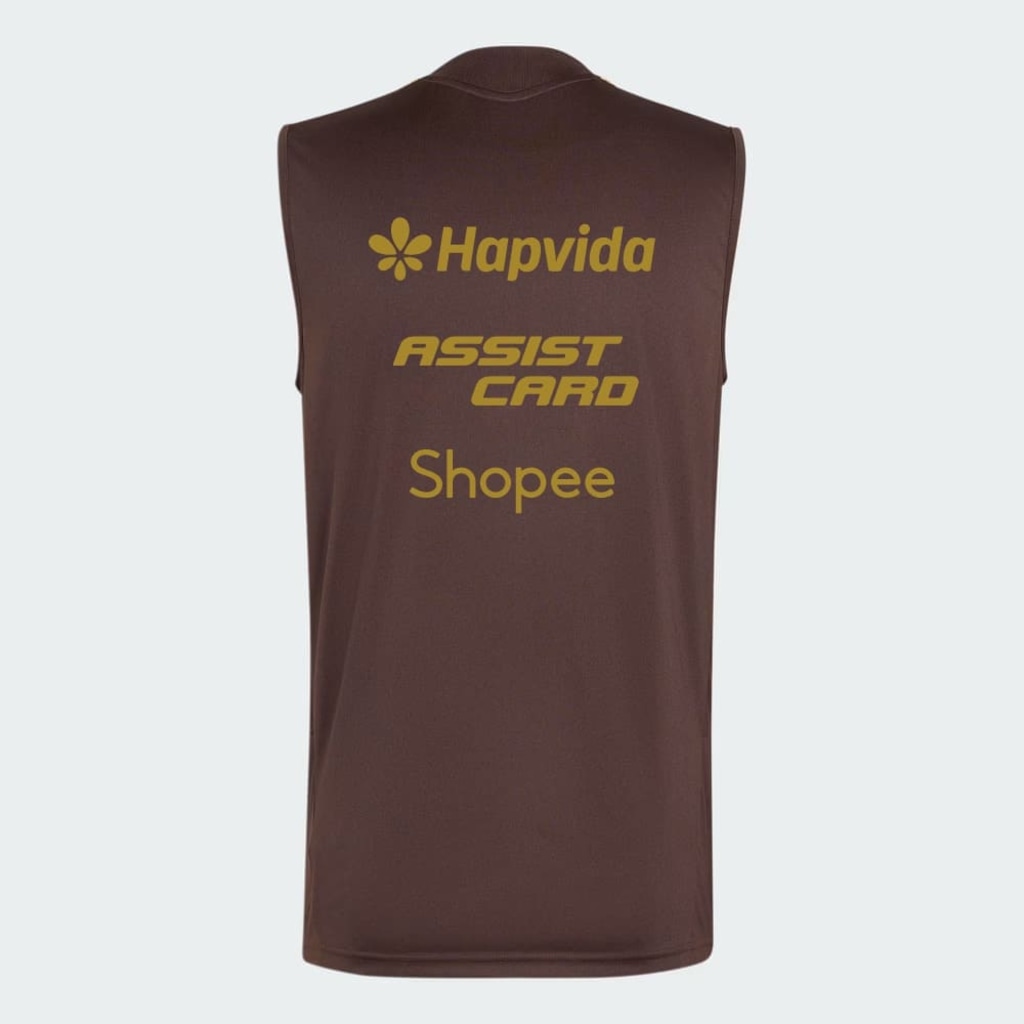 Imagem 2 do produto Camiseta Regata do Flamengo Treino adidas com Patrocínio 2026  - Masculina