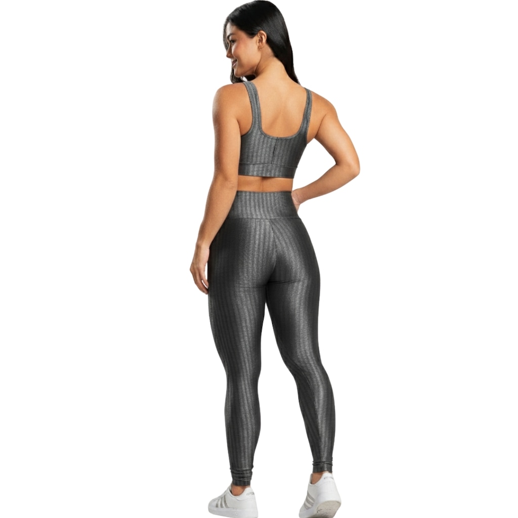Imagem 3 do produto Conjunto Fitness Top e Calça New Zig 3D Vekyo