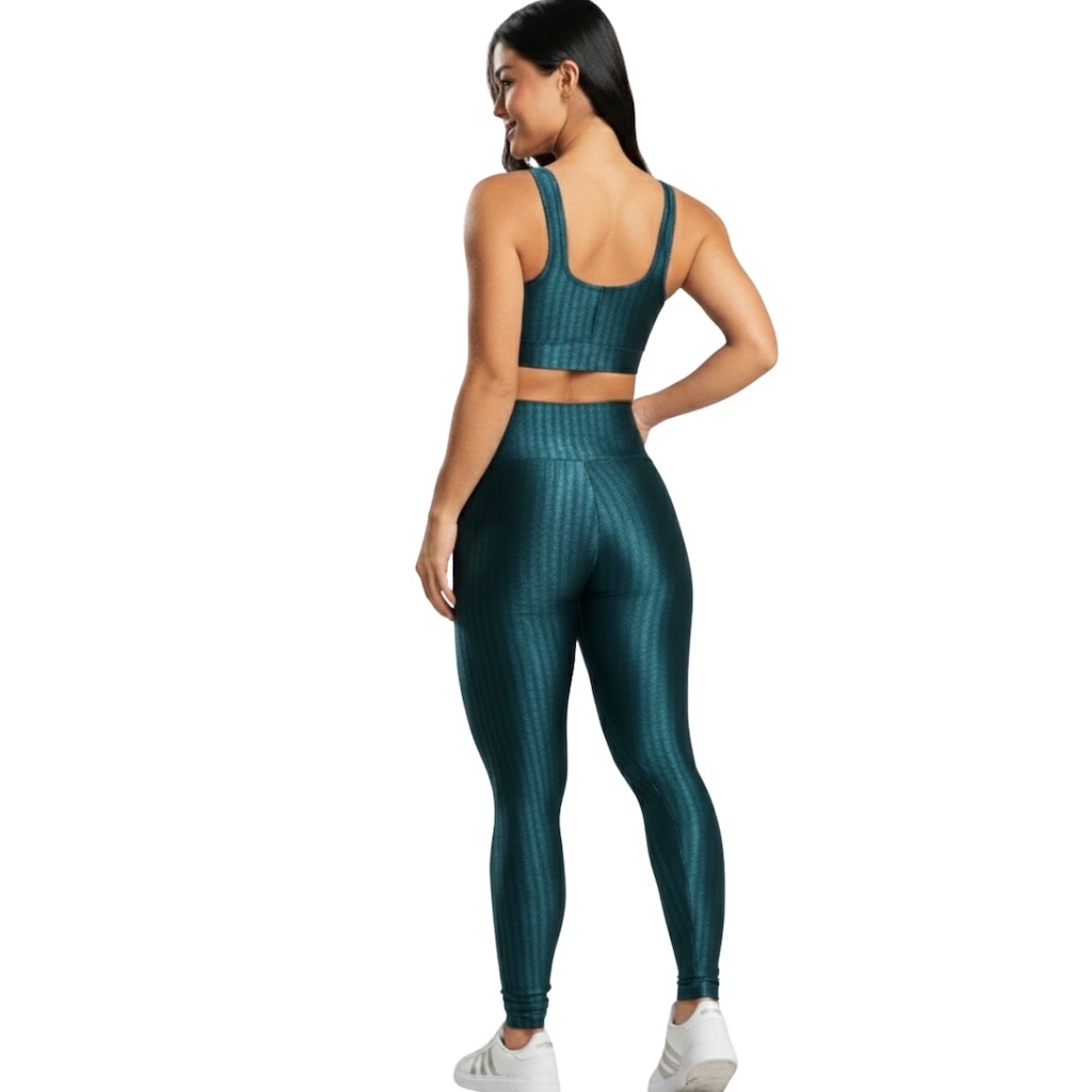 Imagem 3 do produto Conjunto Fitness Top e Calça New Zig 3D Vekyo