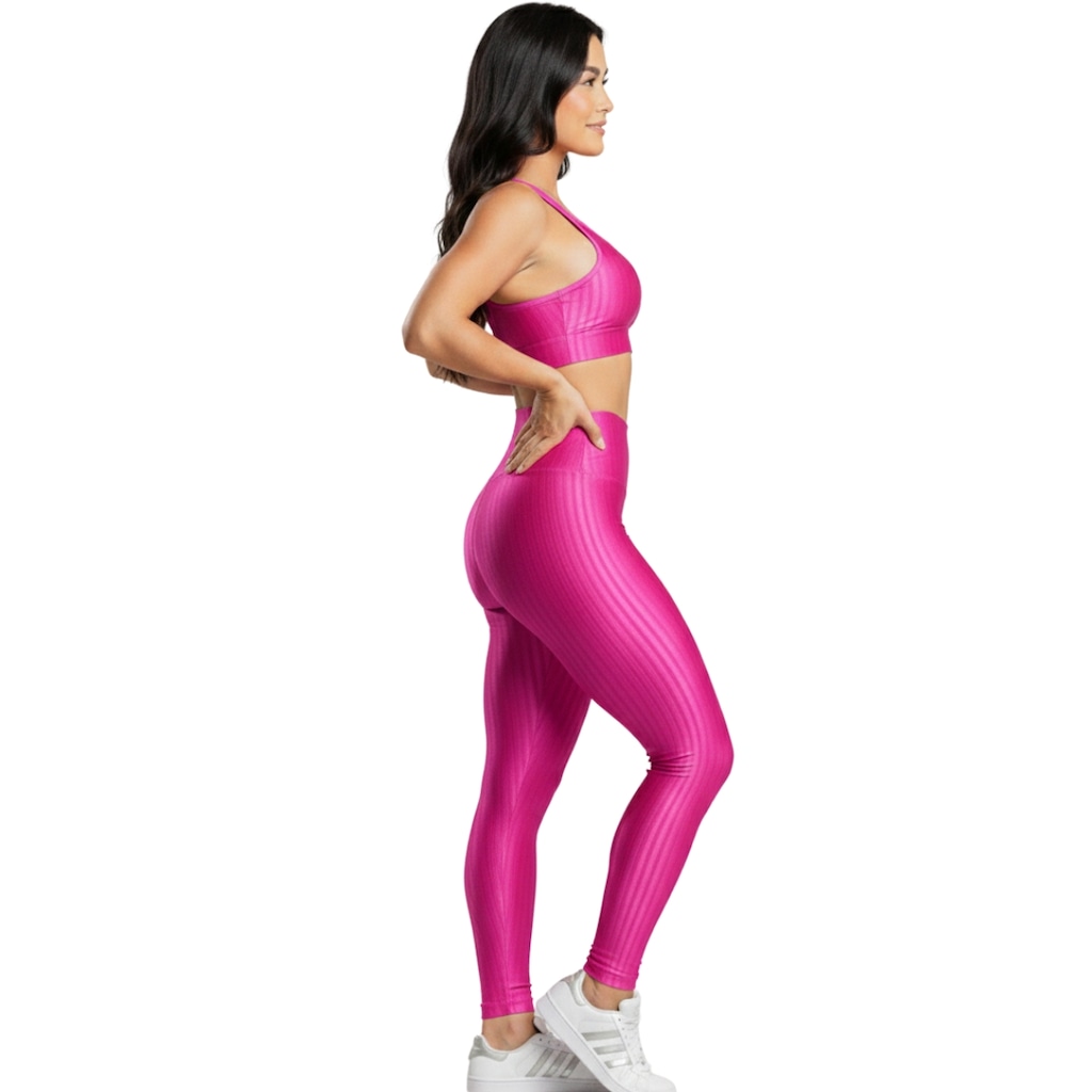 Imagem 2 do produto Conjunto Fitness Top e Calça New Zig 3D Vekyo