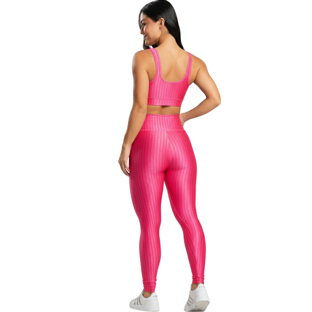Imagem 3 do produto Conjunto Fitness Top e Calça New Zig 3D Vekyo