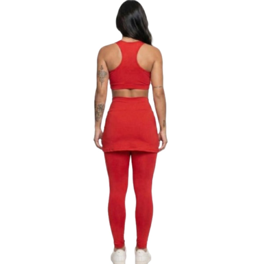 Imagem 3 do produto Calça Legging com Saia Vekyo