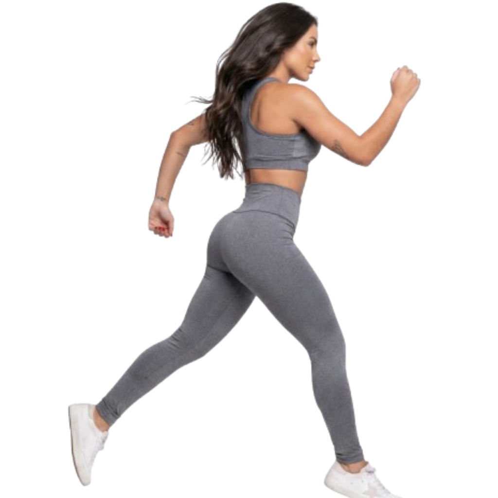 Imagem 2 do produto Calça Legging Vekyo cós Alto Lisa Feminina