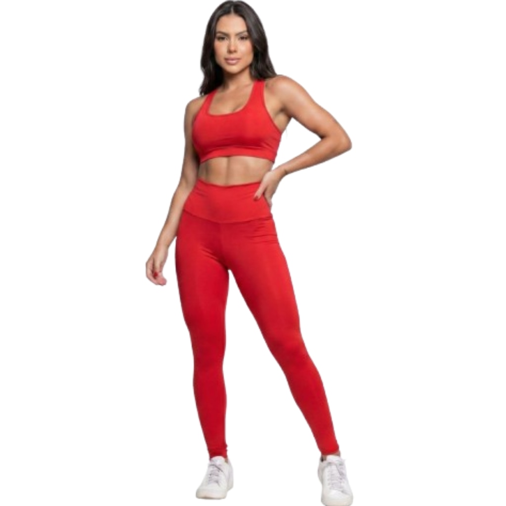 Calça Legging Vekyo cós Alto Lisa Feminina