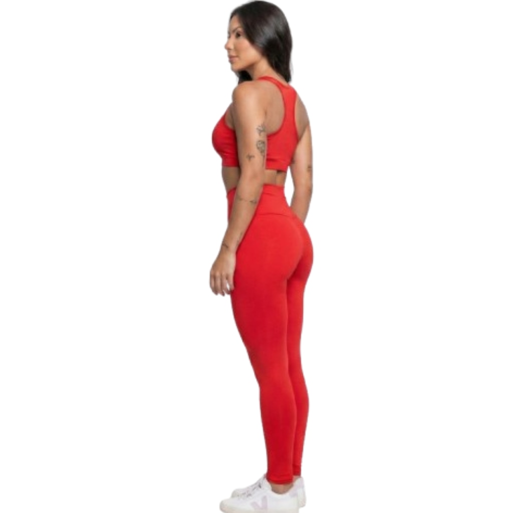 Imagem 2 do produto Calça Legging Vekyo cós Alto Lisa Feminina