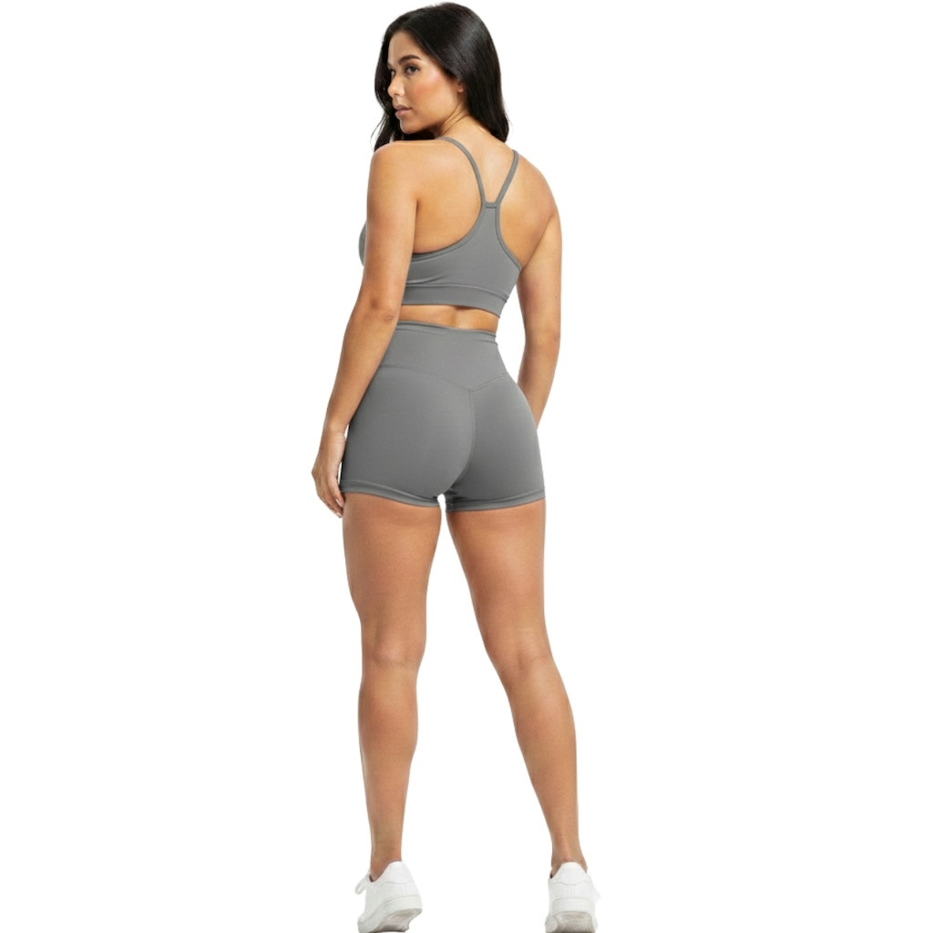 Imagem 3 do produto Conjunto Top Alça Fina sem Bojo e Short Suplex Vekyo Feminino