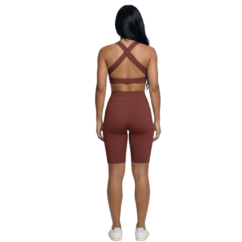 Imagem 3 do produto Conjunto Top Bojo e Bermuda Ciclista Vekyo Feminino