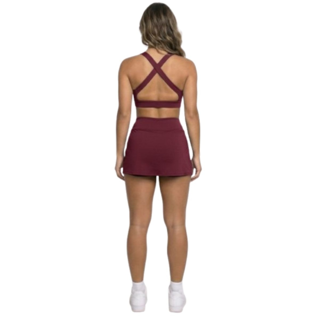 Imagem 3 do produto Conjunto Top Bojo e Short Saia Vekyo Feminino