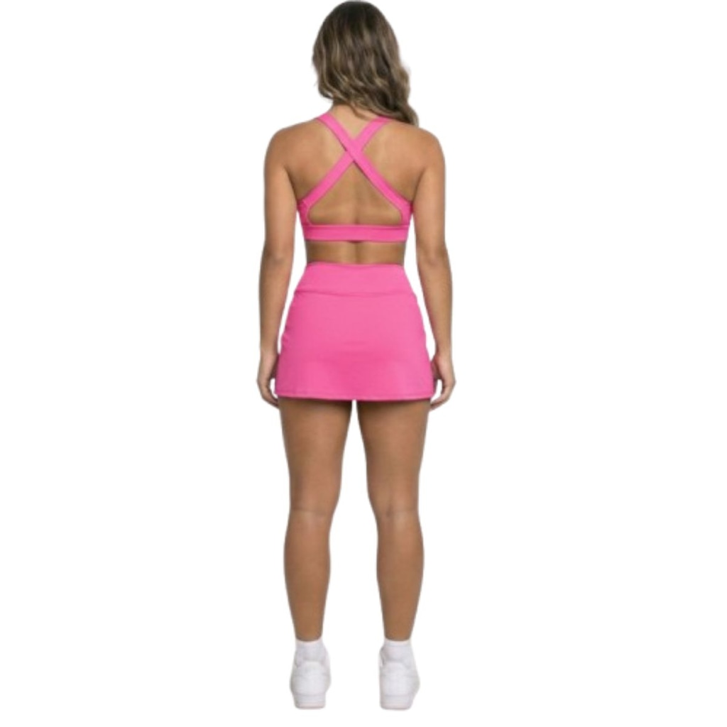 Imagem 3 do produto Conjunto Top Bojo e Short Saia Vekyo Feminino