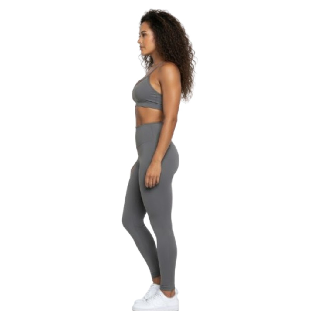 Imagem 2 do produto Conjunto Top Alça Fina e Calça Suplex Vekyo Feminino
