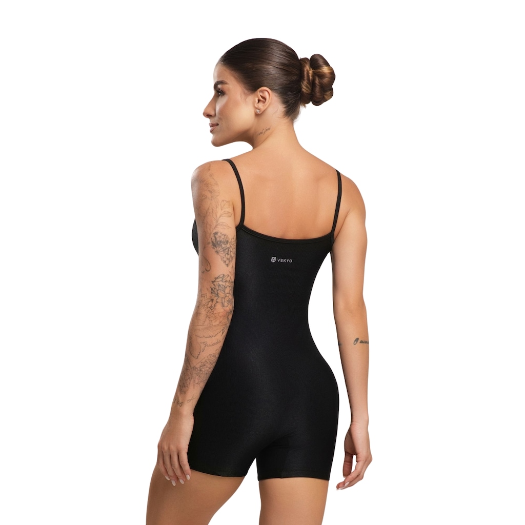 Imagem 3 do produto Macaquinho Fitness Blackout Veyko Feminino
