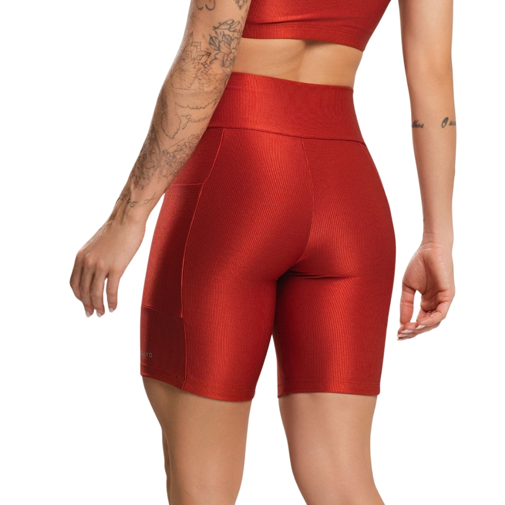 Imagem 3 do produto Bermuda Fitness Esmeralda Vekyo Feminina
