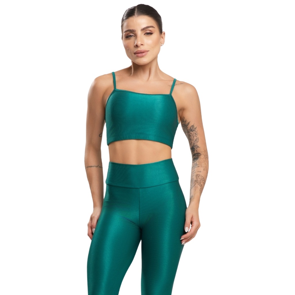 Top Fitness Esmeralda Vekyo Feminino