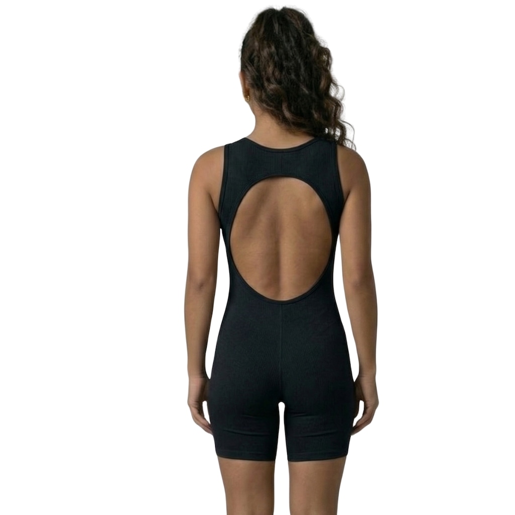 Imagem 3 do produto Macaquinho Fitness Liso Vekyo Feminino
