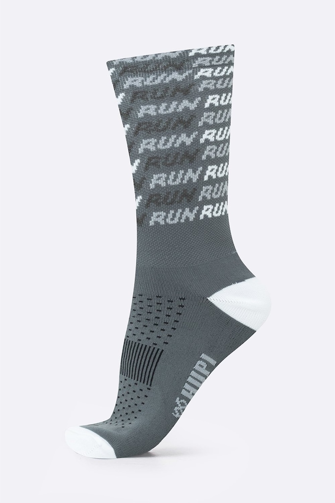Meia Cano Alto HUPI Run Tri Unissex