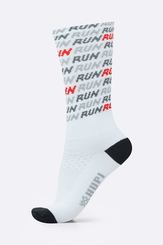 Meia Cano Alto HUPI Run Tri Unissex