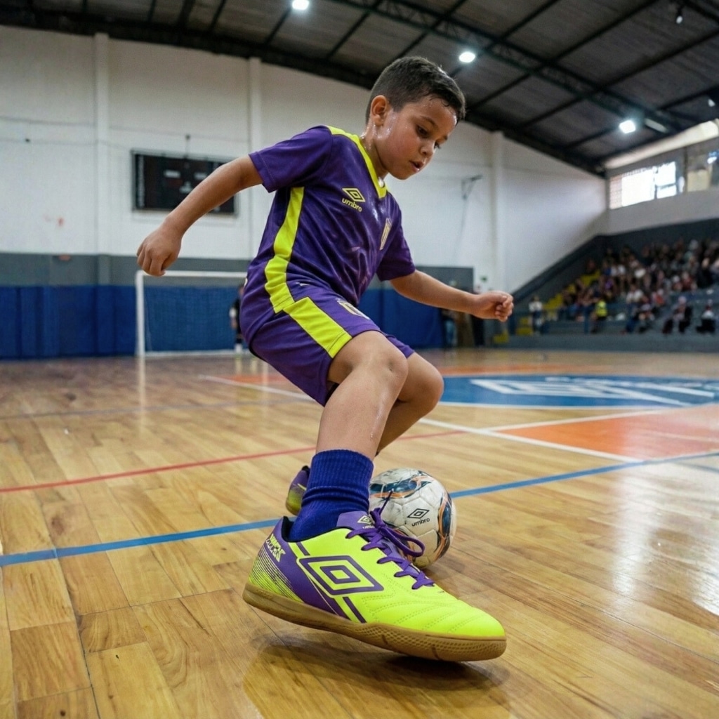 Imagem 4 do produto Chuteira Futsal Infantil Umbro Kick Jr