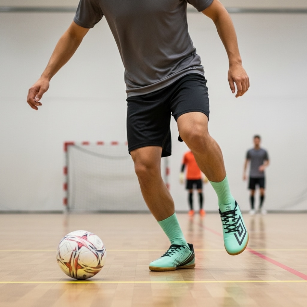 Imagem 4 do produto Kit Chuteira Futsal Umbro Kick e Meião Masculino