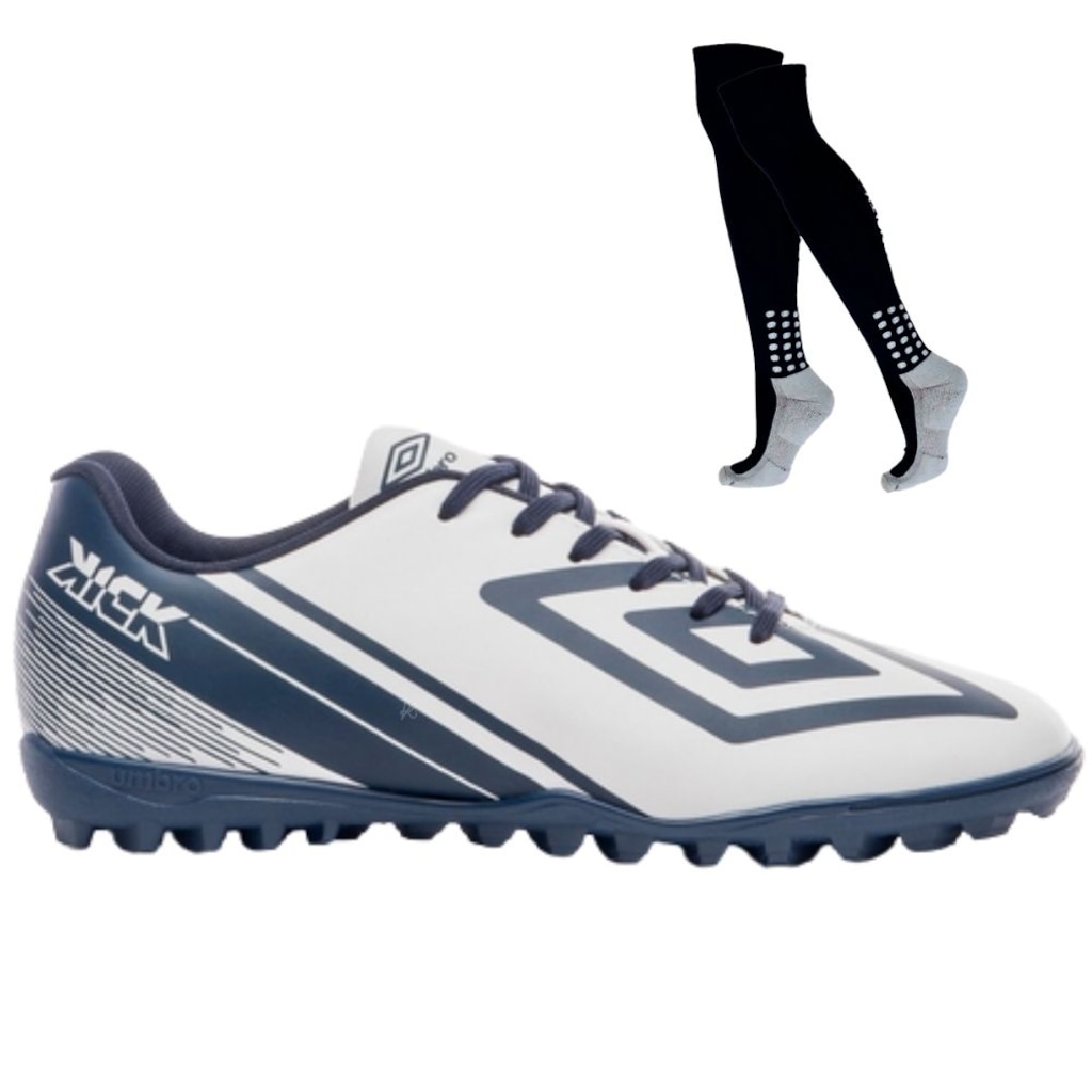 Kit Chuteira Society Umbro Kick e Meião - Masculino