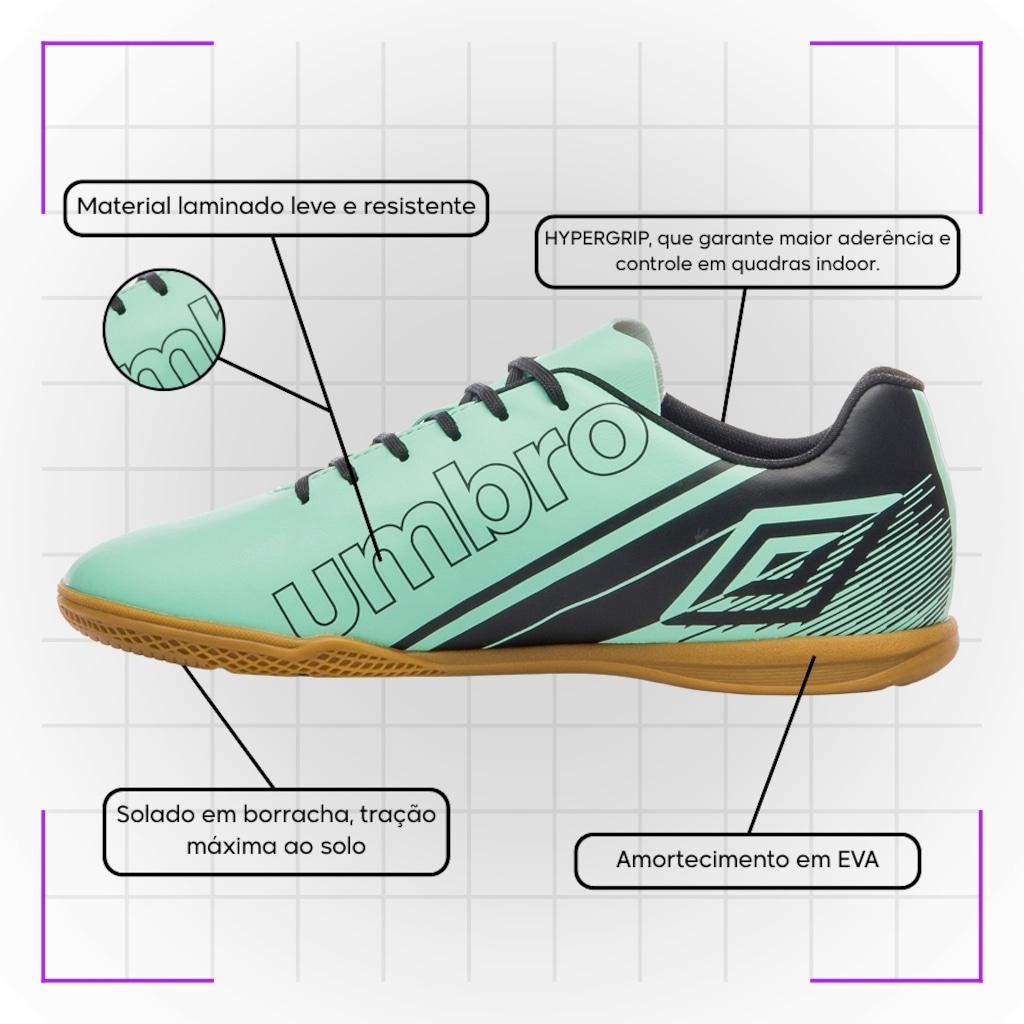 Imagem 5 do produto Chuteira Futsal Masculina Umbro Kick