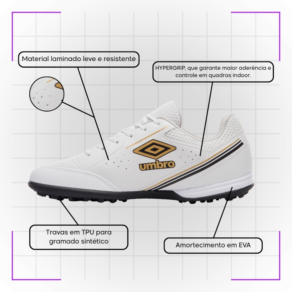Imagem 5 do produto Chuteira Society Umbro Furious - Masculino
