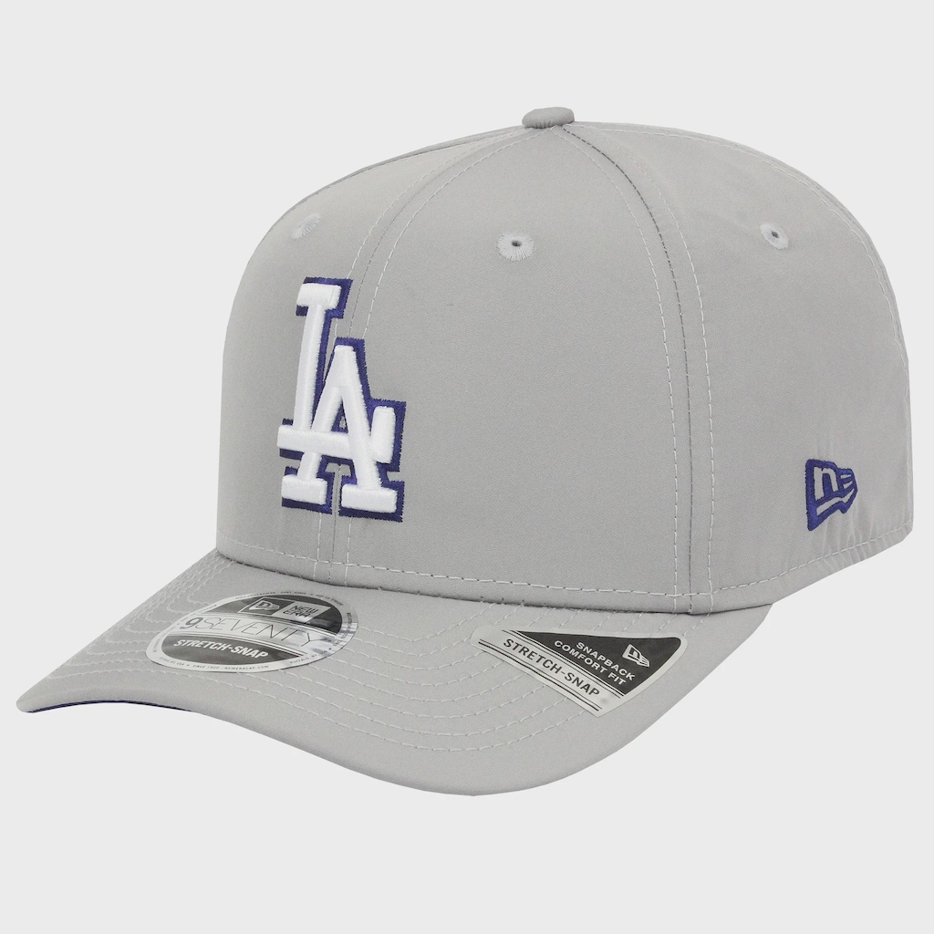 Boné Unissex New Era 9Seventy Los Angeles Dodgers Grey Aba Curva