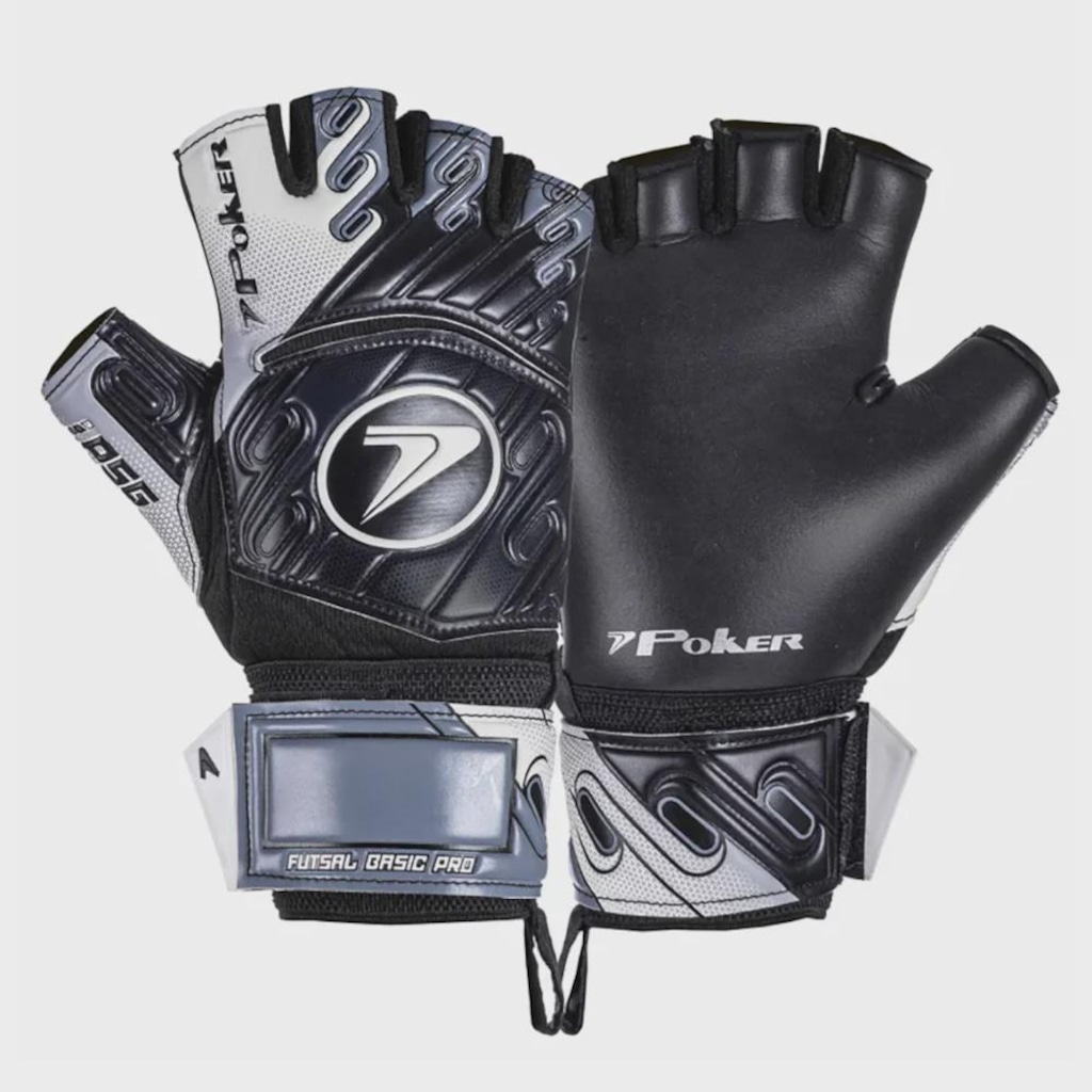 Luvas de Goleiro Poker Futsal Basic Pro Profissional - Unissex
