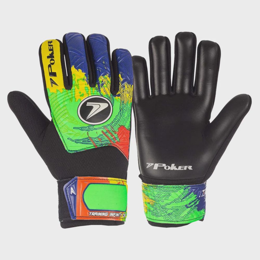 Luvas de Goleiro Poker Infinity Training Campo Junior - Infantil
