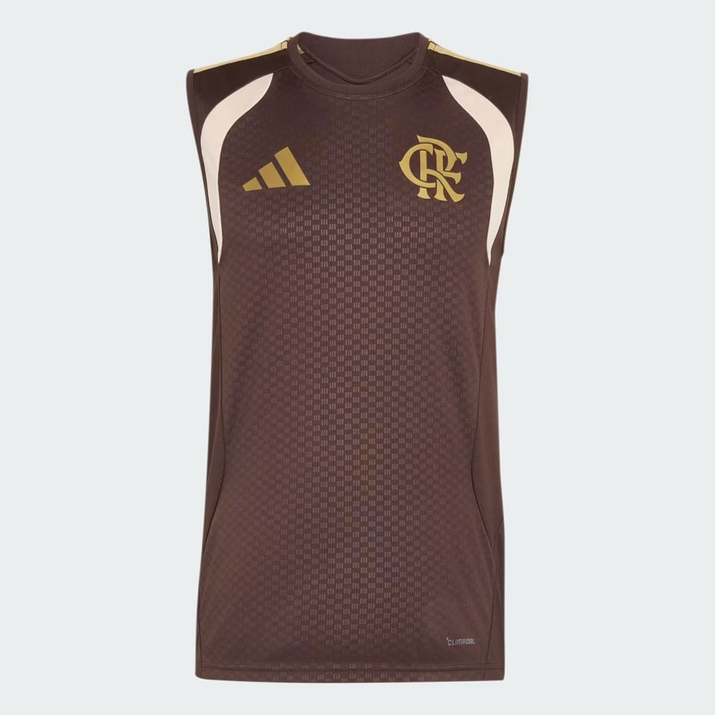 Imagem 3 do produto Camiseta Regata do Flamengo Treino adidas 2026 - Masculina
