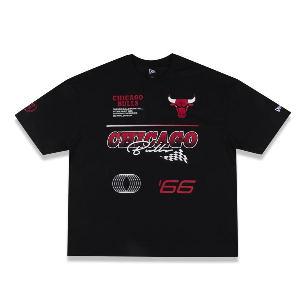 Camiseta New Era Oversize Chicago Bulls NBA - Masculina
