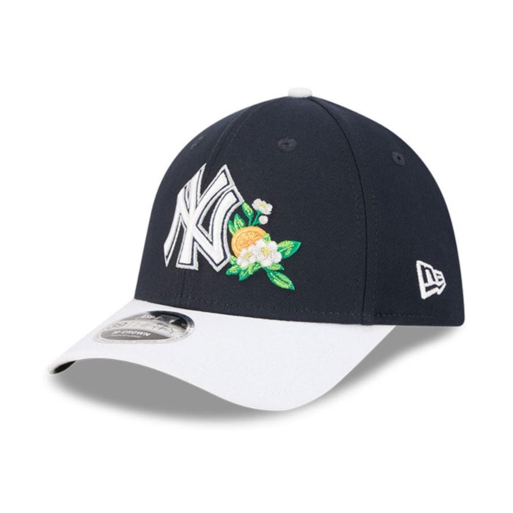 Boné Unissex New Era 39THIRTY M-Crown New York Yankees Spring Training Aba Curva