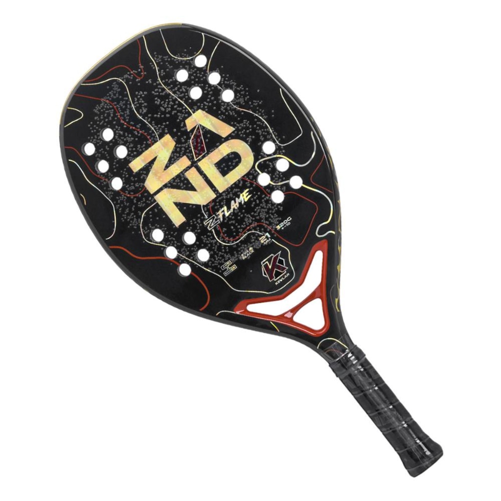 Raquete de Beach Tennis Zand Z Flame Kevlar 2026