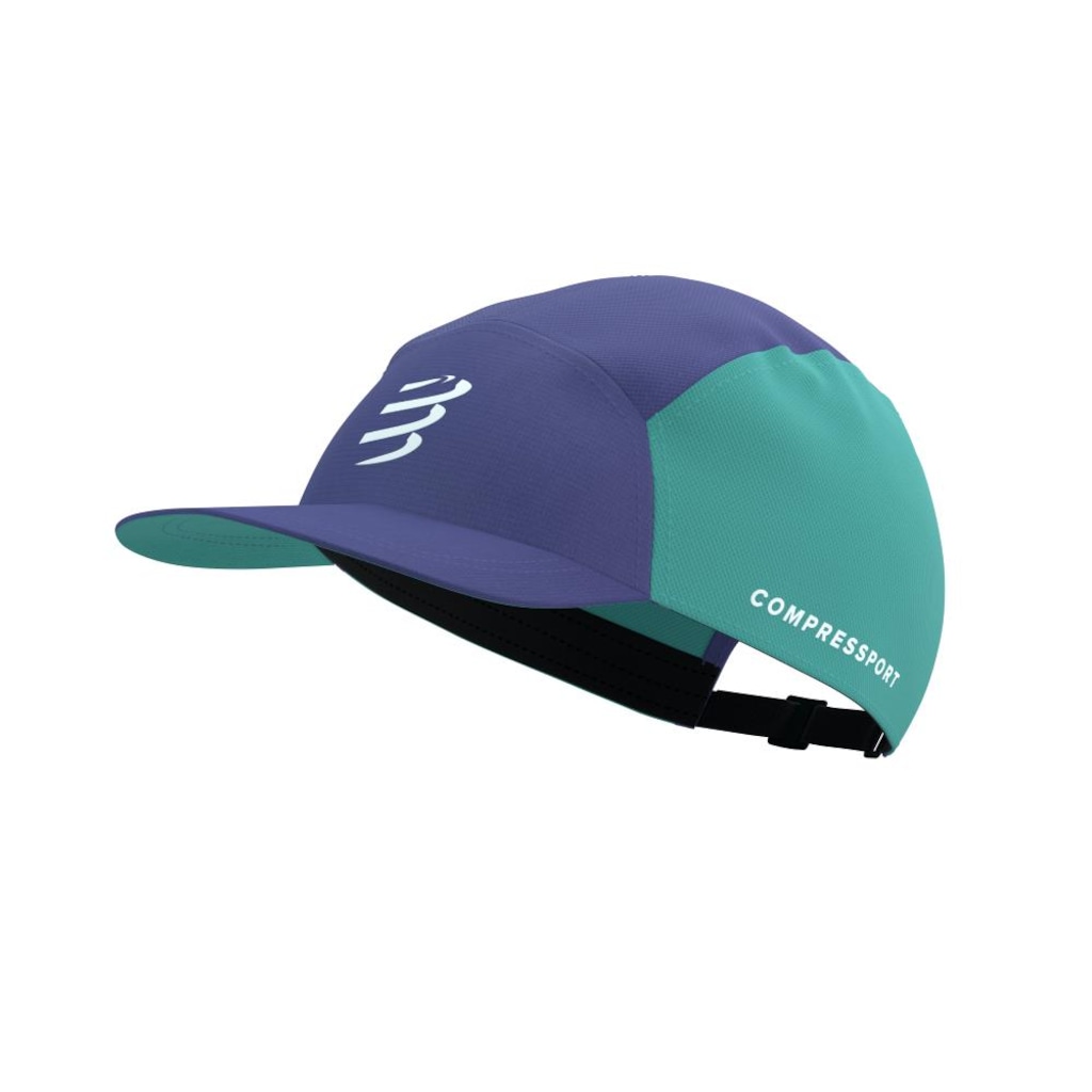 Boné Unissex Compressport 5 Panel Aba Curva