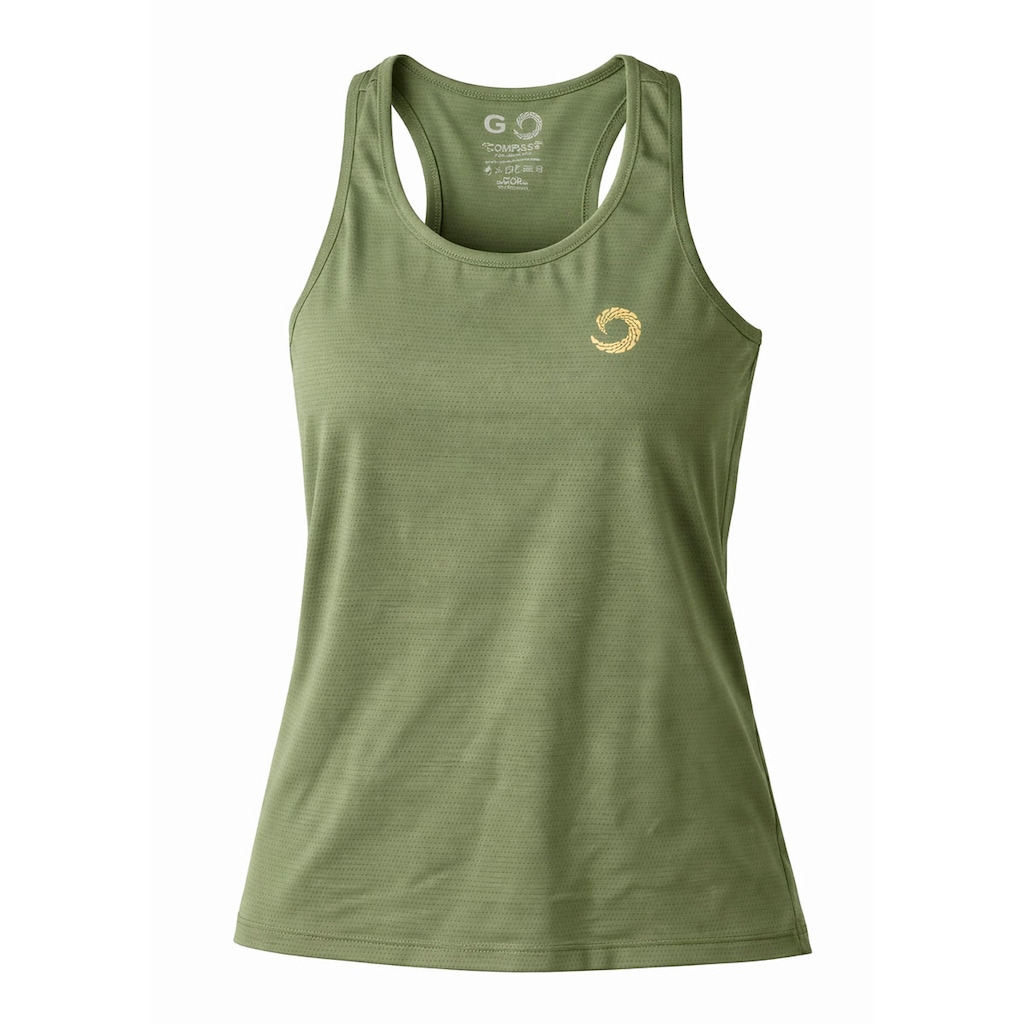 Camiseta Regata Esportiva Compass Dry - Feminina