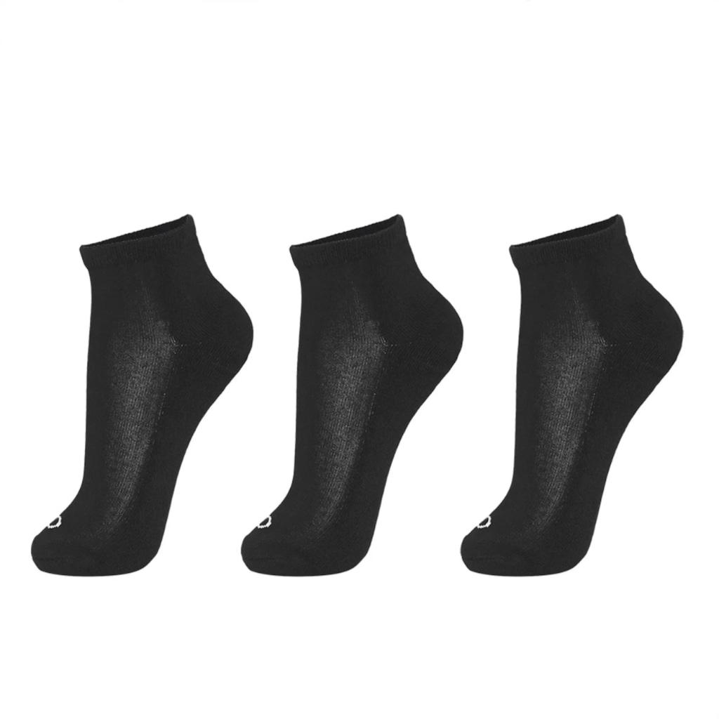 Imagem 2 do produto Kits de Meias Olympikus Cano Curto 3 Pares - Adulto