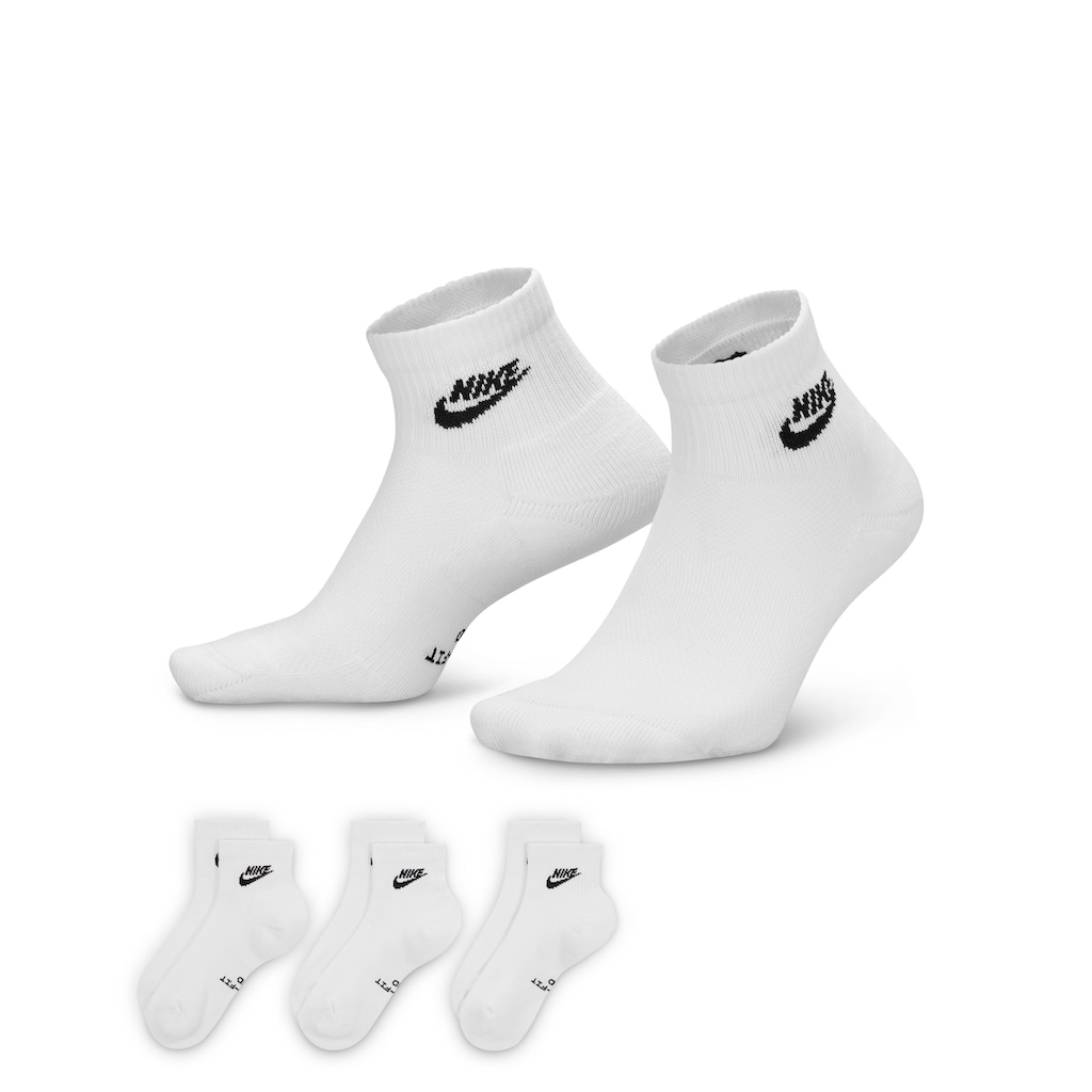 3 Pares de Meia Nike Everyday Elevate Cano Curto Unissex