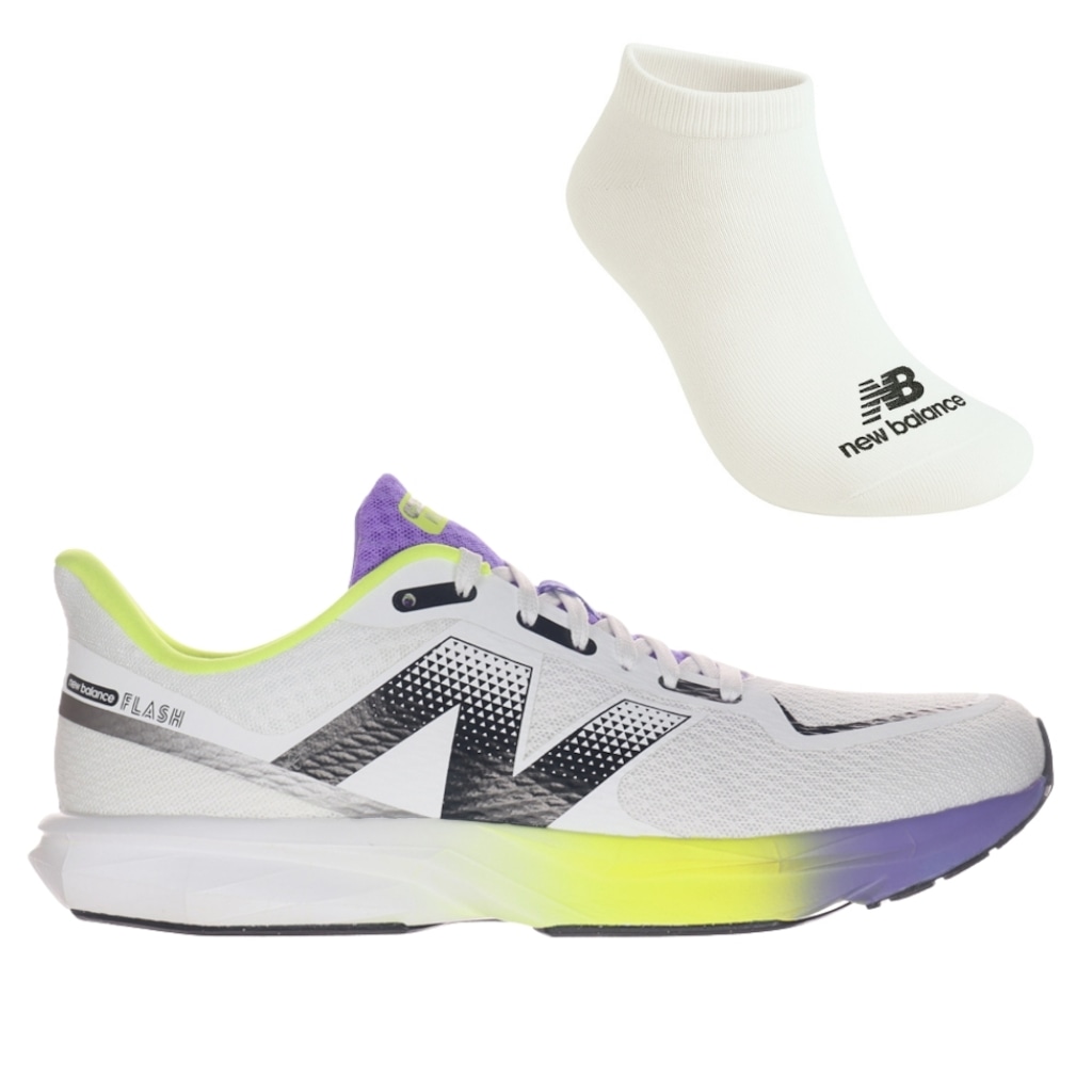 Kit Tênis New Balance Dynasoft Flash V7 e Meia - Masculino