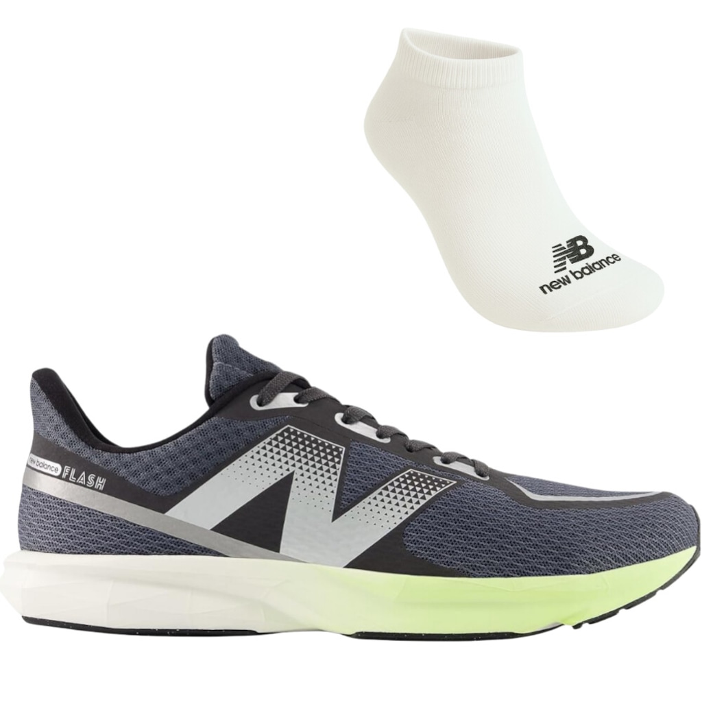 Kit Tênis New Balance Dynasoft Flash V7 e Meia - Masculino