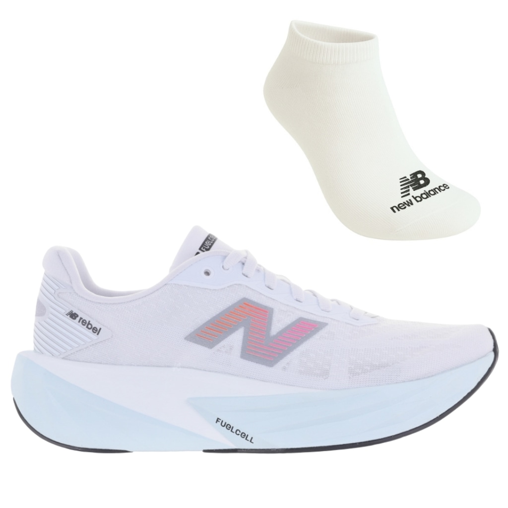 Kit Tênis New Balance Rebel V5 e Meia - Feminino