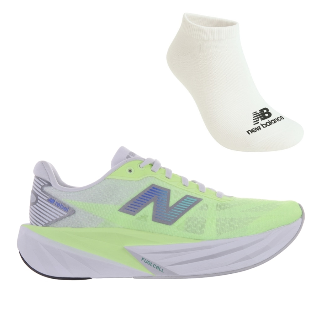 Kit Tênis New Balance Rebel V5 e Meia - Feminino