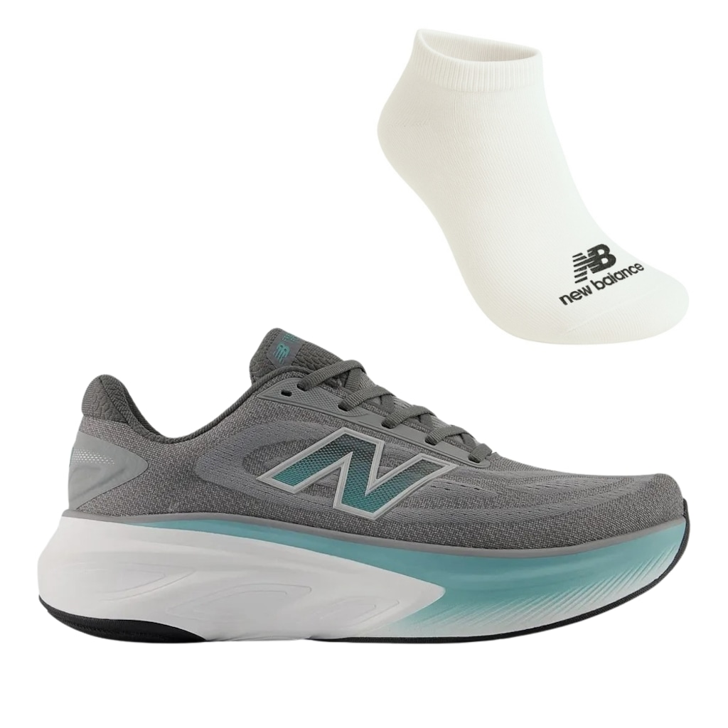 Kit Tênis New Balance More V6 e Meia - Masculino