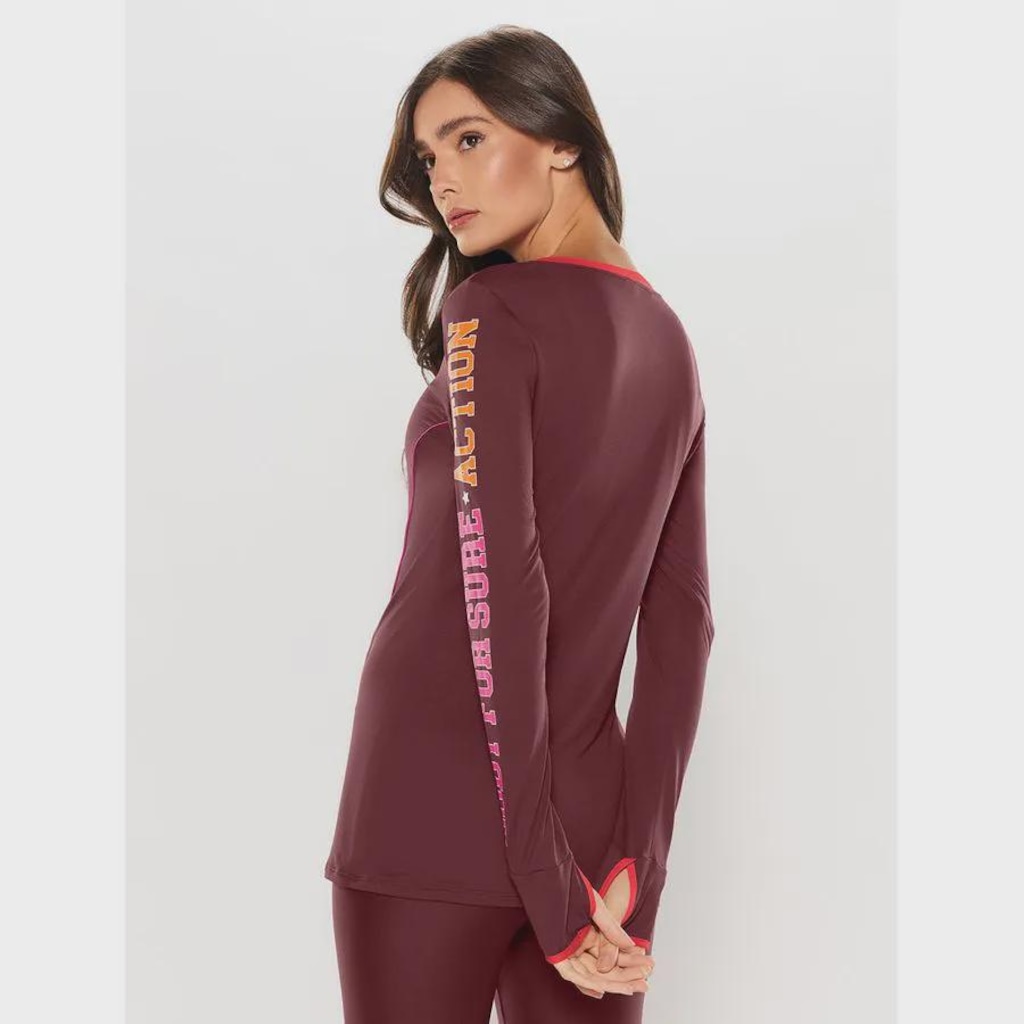 Imagem 2 do produto Camiseta Bodyforsure Manga Longa Olympia - Feminina