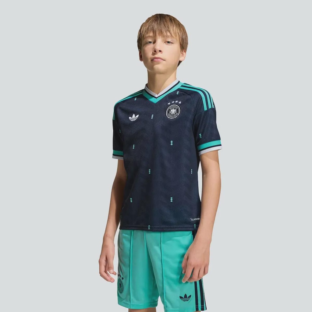 Camisa Alemanha Away 2026 adidas Infantil